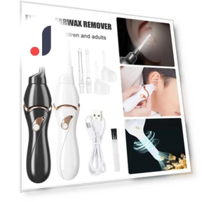 Electric Ear Wax Cleaner with Built-in LED Lights — Wax Removal, shenglian