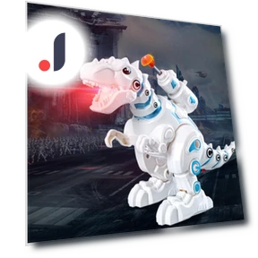 Electric Walking Dinosaur - Fire-Breathing Robot T-Rex and Triceratops — , Toys Space