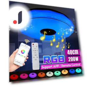 RGB Bluetooth Music Light Ceiling Lamp — Overhead Lighting, The Romantics