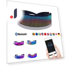 RGB LED Bluetooth Glasses — Smart Glasses, Explorer Outdoors