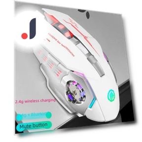 Silent Gaming Mouse with Bluetooth and Backlight — Mouse Pads, Computer boost