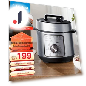Smart Multi-Function Electric Pressure Rice Cooker — Electric Pressure Cookers, Midea