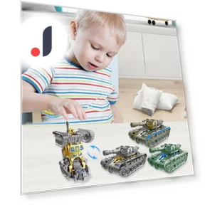 Трансформирующийся робот-танк-спиннер — Спиннеры, Toy