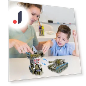 Трансформирующийся робот-танк-спиннер — Спиннеры, Linkee
