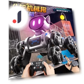 Trick Drift Remote Control Mechanical Dog — Interactive Figures & Robots, HUI NA TOYS