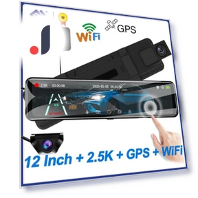 12-inch IPS Touch Screen Car DVR — Rearview Cameras for Cars, E-ACE