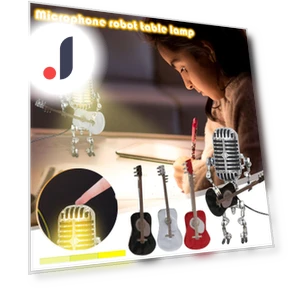 Robot Microphone Desk Lamp — USB Lighting Solutions, Long nose