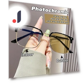 Винтажные квадратные умные фотохромные очки — Очки и аксессуары, Wipon