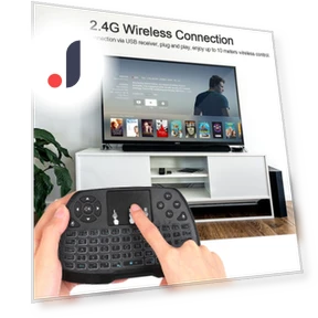 Wireless Keyboard with Touchpad and Mouse — Keyboards, Factory Discount Outlet