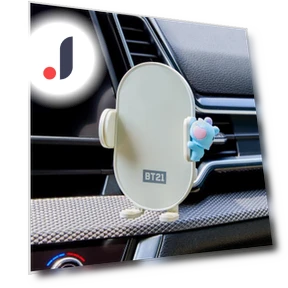Подставка для быстрой зарядки смартфона BT21 MANG Minini Car — Аксессуары для телефонов, LINE FRIENDS