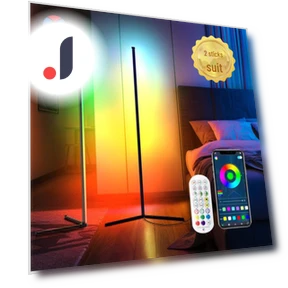 Colorful LED Ambient Floor Lamp — Standing Lights, Smarter than future