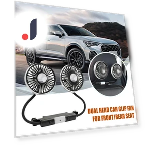 Автомобильный вентилятор с двойной головкой и светодиодной подсветкой — , 888 Auto Parts Town