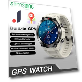 GPS спортивные смарт-часы для спорта на открытом воздухе — Умные часы, SACOSDING