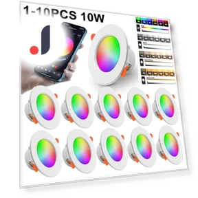 RGB Dimmable Downlight Spotlight — Standing Lights, Auto Accessories Home