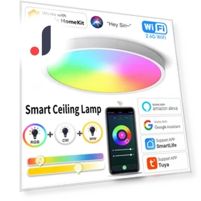 Умная потолочная лампа с RGB подсветкой — Потолочные светильники, Super Dream Home