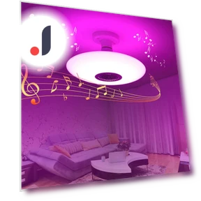 Smart UFO Lamp with Bluetooth Speaker — Overhead Lighting, 888 Auto Parts Town