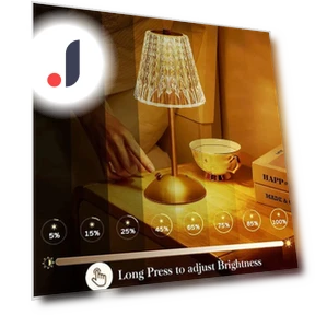 LED Desk Lamp with Touch Sensor — Study & Desk Lighting, COOKING-MALL