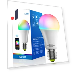 Умные лампочки Bluetooth RGB с регулируемой яркостью — Светодиодные, LAPA