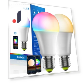 Умная светодиодная лампочка Bluetooth RGB — Светодиодные, Gift World