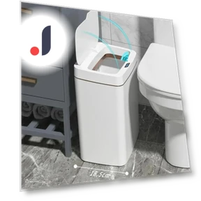 Smart Trash Can for Bathroom — Kitchen Cans, HOME-Auto-001