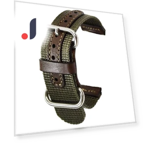 Military Nylon Leather Watch Strap — Watch Straps & Bands, SAKURA BLOSSOM