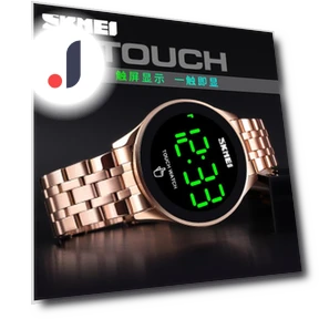 Simple Touch Screen LED Electronic Watch — Wearable Accessories, Skmei