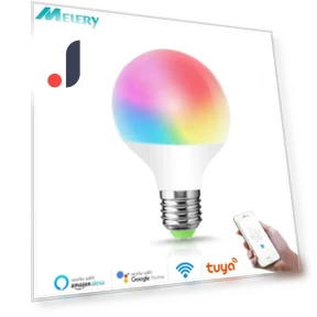 Светодиодная лампа Wifi Smart E27 G95 — Светодиодные, Melery