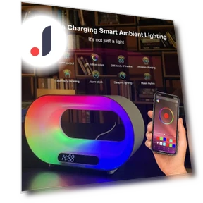 Smart LED Night Light with Wireless Charger and Alarm Clock — Alarms & Clocks, Refreshing Home
