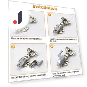 Intelligent Induction Cabinet Hinge LED Light — Under-Cabinet Mounts