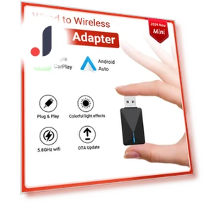 Mini Wired to Wireless 2 in 1 AI Box Carplay — Phone Accessories, Dream Garage