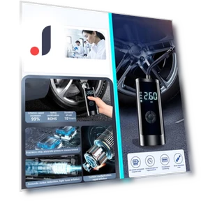 Портативный умный цифровой воздушный насос — Насосы для матрасов, TOMTOP JMS