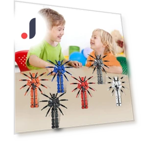 Robot Spider Figure with Accessories — Collectible Statues, Play with You