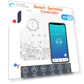 WiFi контроллер дождевателя умный 8 зонный таймер полива — Контроллеры, HOME-Auto-001