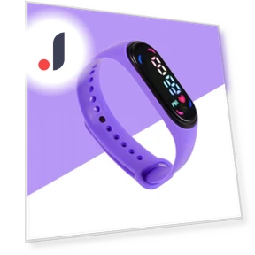 Adjustable Portable Kids Electronic Wrist Watch — Men's Timepieces, Seaweed
