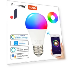 Умная лампочка RGB с регулируемой яркостью — Светодиодные, SMARTLIF