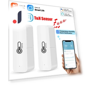 Детектор температуры и влажности Wi-Fi — Комнатные термометры, Souyi