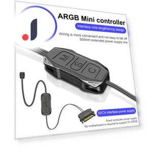 Контроллер AR-1 ARGB — Кабели и переходники, COOLMOON