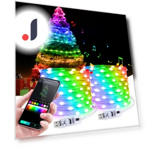 Рождественская елка с разноцветными огнями — Гирлянды для дома, AIMINGTE Light Accessories