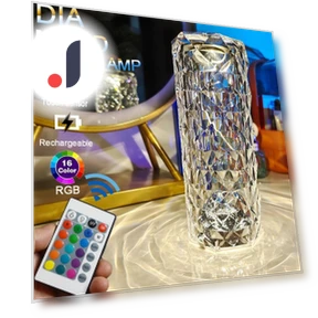 Настольная лампа Crystal — Лампы и освещение, YH-Home & Kitchen