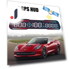 USB-адаптер Спидометр Часы Автоаксессуары Компас Умный цифровой сигнал тревоги Напоминание Метр км/ч Счетчик миль/ч... — Аксессуары для GPS-систем, LEEPEE Automotive Parts