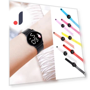 Electronic Watch with LED Display and Touch Screen — Wearable Accessories, Toy