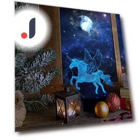 3D Иллюзия Светодиодная лампа — Оригинальные светильники, Kitchen Home
