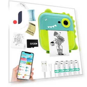Детская камера мгновенной печати — Портативные фотопринтеры, KGG Kids Smart Watch