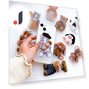 Чехол в стиле китч с дизайном игрушек — Подвески для телефона, Board M Factory