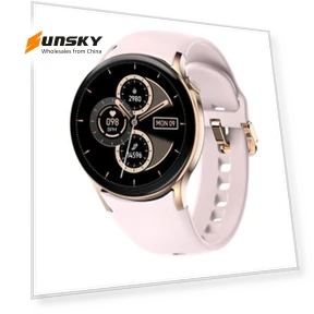 Smartwatch with AMOLED Screen and Health Monitoring — Smartwatches