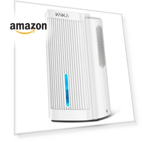 Quiet Dehumidifier with LED Light — Air Moisture Control, KNKA