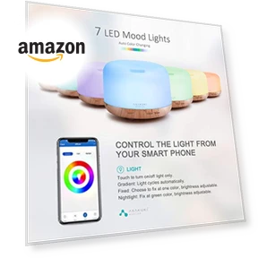 Smart Wi-Fi Essential Oil Diffuser — Diffusers, ASAKUKI