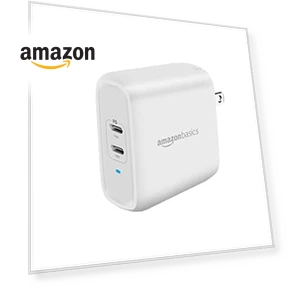 Two-Port USB-C Wall Charger — Chargers, Amazon