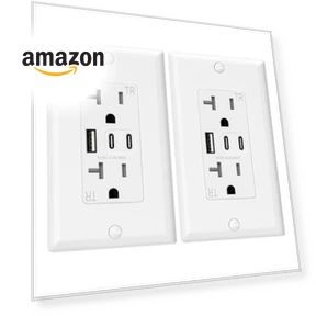 USB Outlets with 3 USB Ports — Standard Outlets, ELEGRP