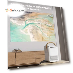 1080P Android 10.0 Smart Portable LCD Mini Projector — Home Theater Projectors